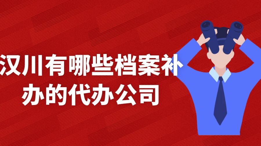 汉川有哪些档案补办的代办公司？